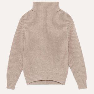 Wilfred Montpellier Merino Wool Turtleneck CAMEL Size XS